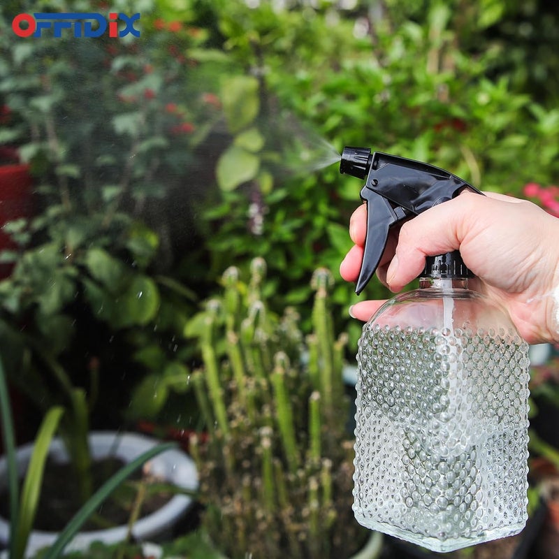 OFFIDIX Glass Plant Mister with Adjustable Nozzle for Indoor Plants and Cleaning - Image 5